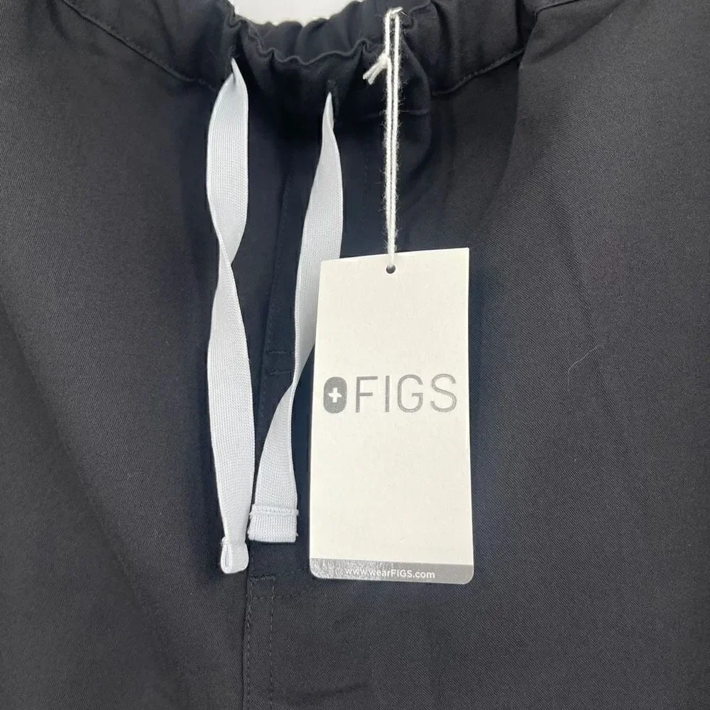 FIGS Pisco Basic Scrub Pants for Men Black Size XL